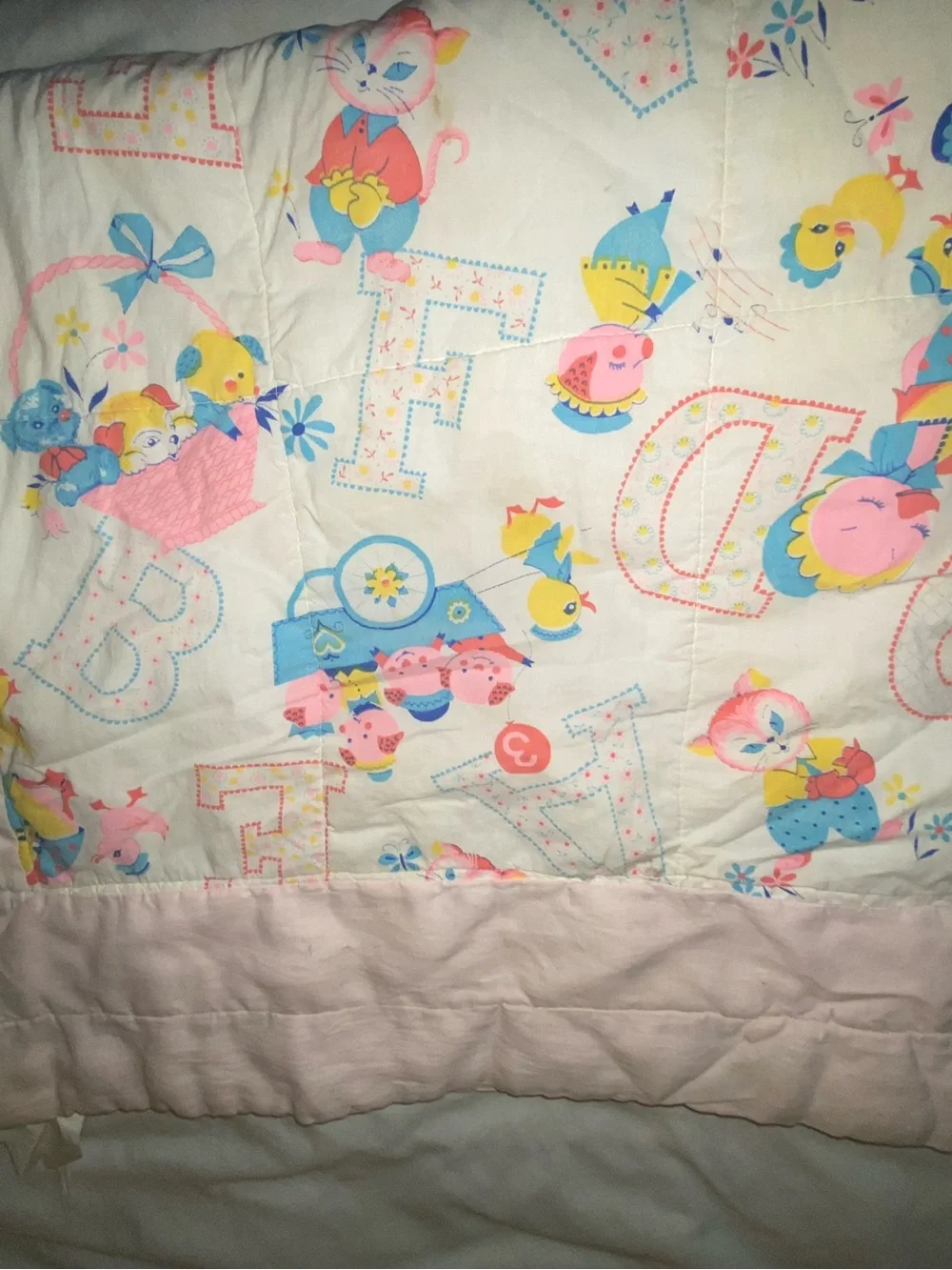 Vintage baby blanket one size